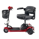 Left Side View Of The FreeRiderUSA Ascot 3 Mobility Scooter Shown With Seat Slightly Turned