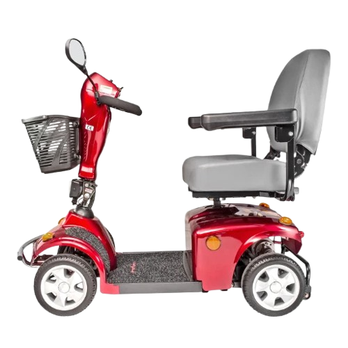 Left Side View Of The FreeRiderUSA FR168-4S II Mobility Scooter