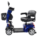 Left Side View Of The FreeRiderUSA FR1 City Mobility Scooter Shown With The Seat Slightly Turned