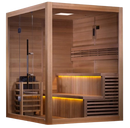 Left Side View Of The Golden Designs Kuusamo 6-Person Indoor Sauna | GDI-7206-01