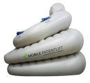 Left Side View Of The HelpUp Patient Lift Shown In The Inflated Position