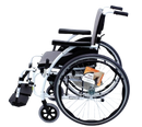 Left Side View Of The Karman S-Ergo 115 Wheelchair Shown With White Frame