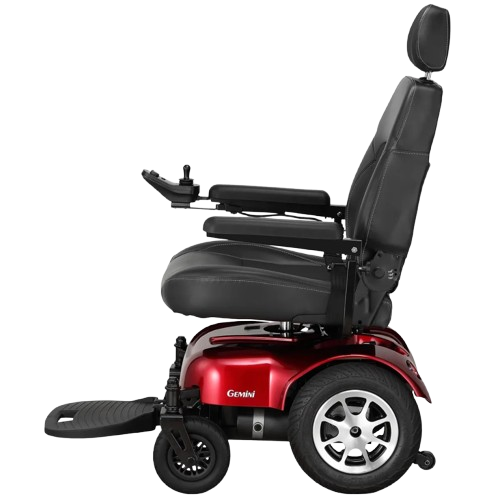 Left Side View Of The Merits Gemini Heavy Duty Power Chair