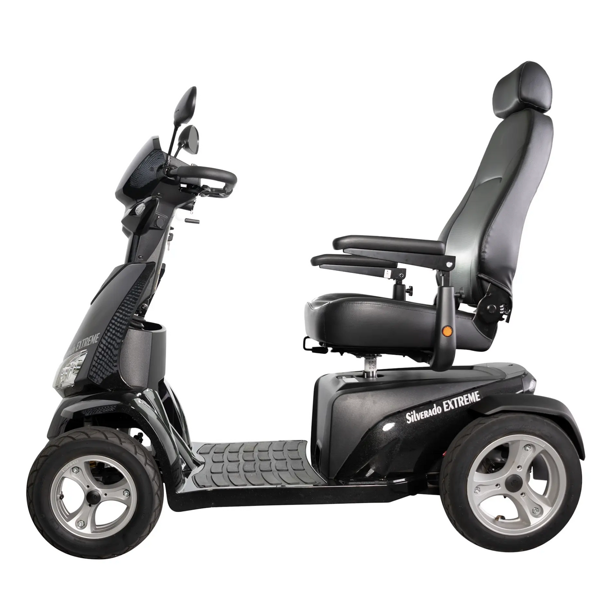 Left Side View Of The Merits Silverado Extreme Mobility Scooter