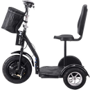 Left Side View Of The MotoTec Electric Trike 48v 1000w Lithium
