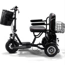 Left Side View Of The MotoTec Folding Mobility Dual Motor Electric Trike