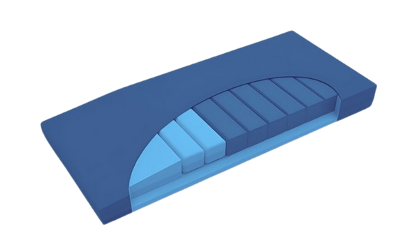 Left Side View Of The Prius Ultra Convertible Self-Adjusting Alternating Pressure Mattress System