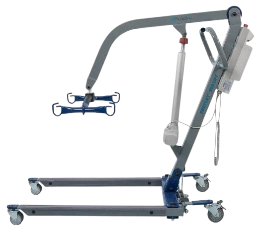 Left Side View Of The Proactive Medical Protekt 500 600 Power Patient Lift