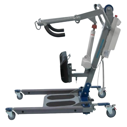 Left Side View Of The Proactive Medical Protekt 500/600 Stand Assist Lift