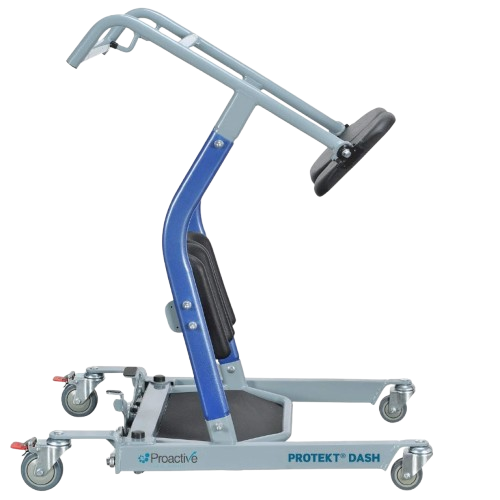 Left Side View Of The Proactive Medical Protekt Dash Stand Assist Manual Patient Transfer Aid
