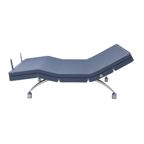 Left Side View Of The Rize Aviada Adjustable Bed Shown In The Flat Position