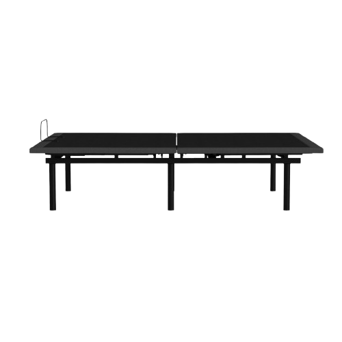 Left Side View Of The Rize Tranquility II Adjustable Bed Shown In The Flat Position