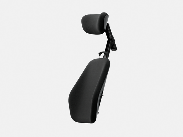 Left Side View Of The STRUTT ev1 Smart Electric Mobility Vehicle Optional Extended Backrest Accessory