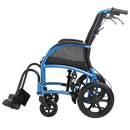 Left Side View Of The Strongback 12 +AB Lightweight Transport Chair