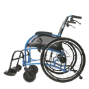 Left Side View Of The Strongback 24HD Heavy Duty Wheelchair