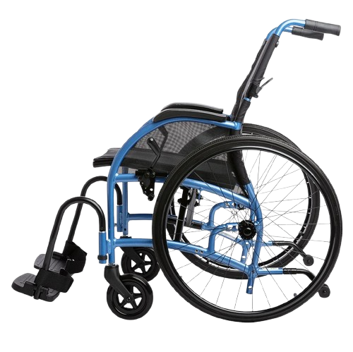 Left Side View Of The Strongback 24 Ultra-Lightweight Wheelchair