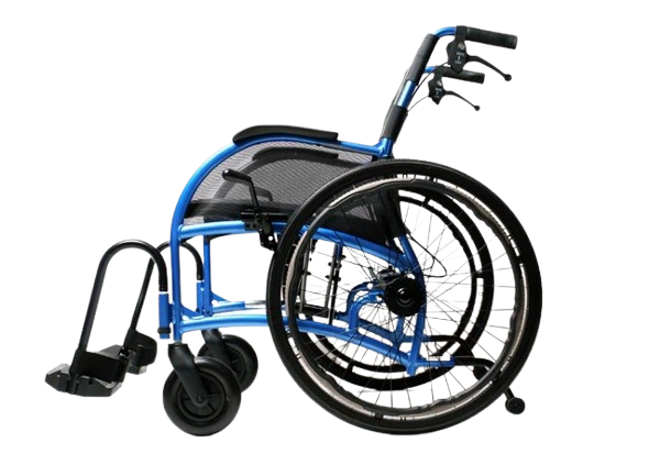 Left Side View Of The Strongback 24 +AB Ultra-Lightweight Wheelchair