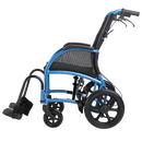 Left Side View Of The Strongback Excursion 12S +AB Lightweight Transport Chair