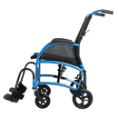 Left Side View Of The Strongback Excursion 8 Lightweight Transport Chair