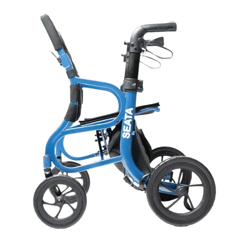 Left Side View Of The Strongback Mobility SEATA Rollator