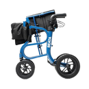 Left Side View Of The Strongback Mobility SEATA Rollator Shown In The Folded Position