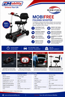 Enhance Mobility MobiFree Lightweight Travel Mobility Scooter