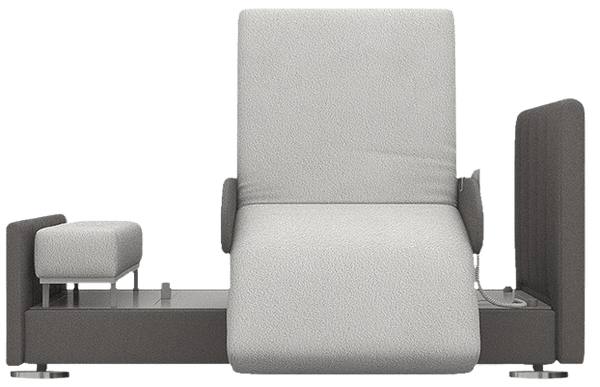 Orin Rotating Bed In Side View In Chair Position