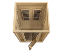 Overhead Centered Interior View Of The Maxxus Seattle 2-Person Low EMF FAR Infrared Indoor Sauna | MX-J206-01