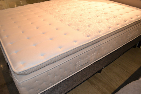 Overhead Close-Up View Of The Eurolux Harmony: The 11-Layer Luxury Mattress Crafted By Masters Shown In A Showroom