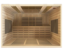 Overhead Interior View Of The Dynamic Bergamo 4-Person Low EMF FAR Infrared Indoor Sauna | DYN-6440-01