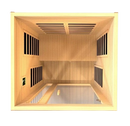 Overhead Interior View Of The Dynamic Cordoba Elite 2-Person Ultra Low EMF FAR Infrared Indoor Sauna | DYN-6203-01 Elite