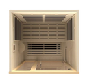 Overhead Interior View Of The Dynamic Llumeneres 2-Person Ultra Low EMF FAR Infrared Indoor Sauna | DYN-6215-02