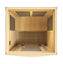 Overhead Interior View Of The Dynamic San Marino 2-Person Low EMF FAR Infrared Indoor Sauna | DYN-6206-01