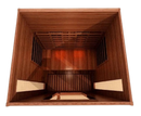 Overhead Interior View Of The Maxxus 2-Person Near Zero EMF Full Spectrum Indoor Infrared Sauna | MX-M206-01-FS CED