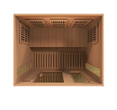 Overhead Interior View Of The Maxxus 3-Person Near Zero EMF FAR Infrared Indoor Sauna | MX-K306-01-ZF CED