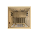 Overhead Interior View Of The Maxxus Seattle 2-Person Near Zero EMF FAR Infrared Indoor Sauna | MX-J206-01-ZF
