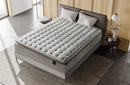 Overhead View Of The Eurolux Harmony: The 11-Layer Luxury Mattress Crafted by Masters Shown On A Platform Frame In A Bedroom Setting