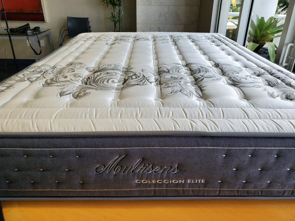 Overhead View Of The Eurolux Multisens: The 11-Layer Luxury Mattress Crafted By Masters Shown In A Showroom