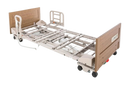 Overhead View Of The Graham Field Zenith 7200 APS Hi-Lo Hospital Homecare Bed Shown In The Flat Low Position With Side Rails