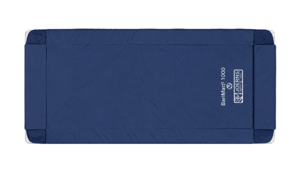 Overhead View Of The Joerns BariMatt 1000® Pressure Reducing Bariatric Foam Mattress with Visco Foam Topper