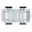 Overhead View Of The Joerns Bariatric Healthcare Bed System RC 1000
