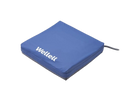 Overhead View Of The Wellell Sedens 500 Seat Cushion With Battery Power Shown Cover Completely Covering Seat Cushion