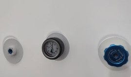 OxyRevo Forward90 Portable Sitting Hyperbaric Chamber Valves