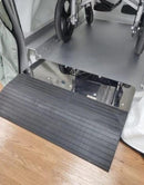 OxyRevo Heal40 Soft Hyperbaric Chamber Close Up View Of Wheelchair Ramp With Wheelchair Inside