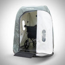 OxyRevo Heal40 Soft Hyperbaric Chamber Open Door With Wheelchair Inside