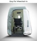 OxyRevo Heal40 Soft Hyperbaric Chamber Open Door With Wheelchair Inside