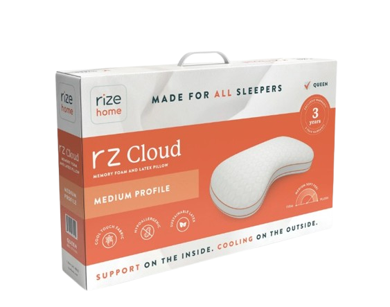 Package Of Rize Home RZ Cloud Pillow 
