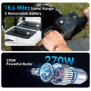 Paiseec D3 Mobility Scooter 270W Powerful Motor And Two Removeable Batteries With A 18.6 Mile Travel Range