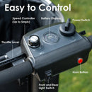 Paiseec D3 Mobility Scooter Close Up View Of The Easy To Control Tiller