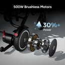 Paiseec Q3 Lightweight Electric Wheelchair 500W Brushless Motors And Power Increase Graphic On A Dark Background 